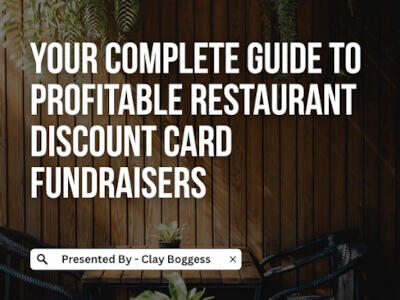 Restaurant Discount Card Fundraisers