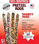 $1 Big Brands Pretzel Rods Fundraising Product gw-10001