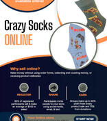 Crazy Socks Online Fundraiser