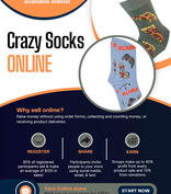 Crazy Socks Online Fundraiser