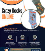 Crazy Socks Online Fundraiser