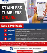 Stainless Tumblers Online Fundraiser