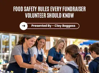 food safety fundraiser volunteers