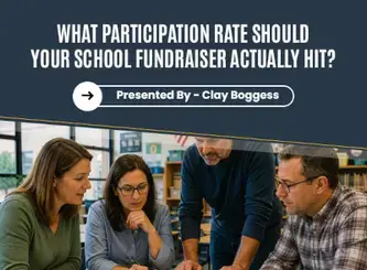 school fundraiser participation rate