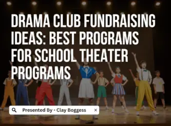 Drama Club Fundraising Ideas