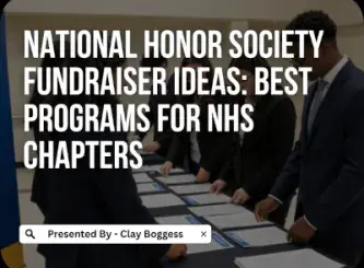 national honor society fundraiser ideas