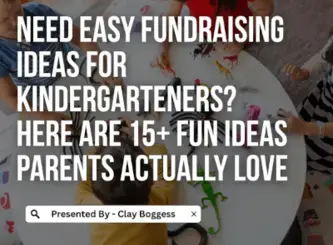 Easy Fundraising Ideas for Kindergarteners