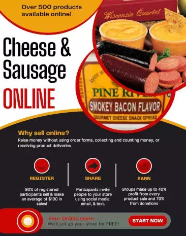 Cheese & Sausage Online Fundraiser