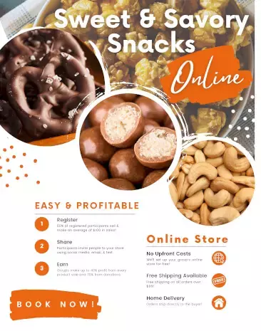 Sweet & Savory Snacks Online Fundraiser