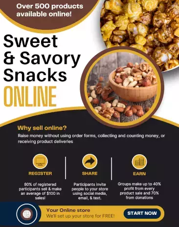 Sweet & Savory Snacks Online Fundraiser