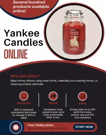 Yankee Candles Online Fundraiser