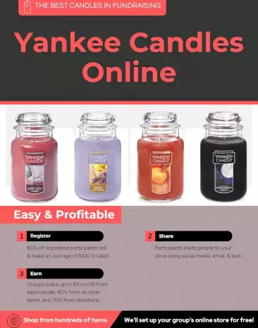 Yankee Candles Online Fundraiser