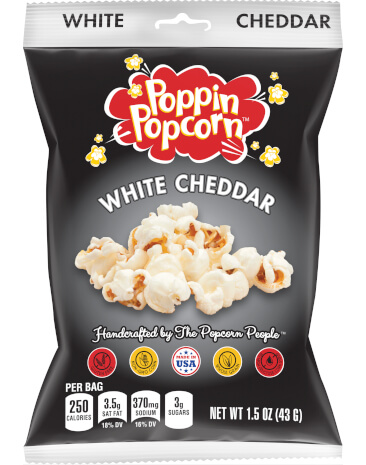 White Cheddar Popcorn Bag