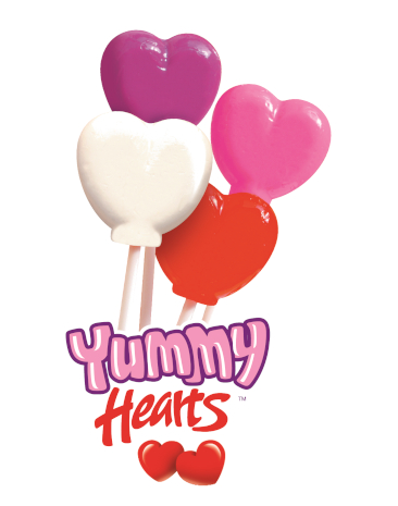 Yummy Heart Lollipops